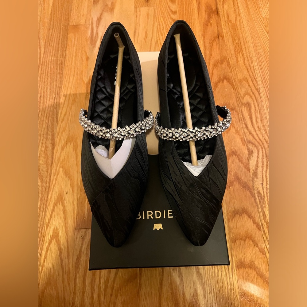 Birdies Black Onyx Bracelet Mary Jane Flat